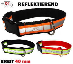 Hundehalsband Nylonhalsband Halsband Reflektierend Signalhalsband Jagdhunde - Bild 1 von 5