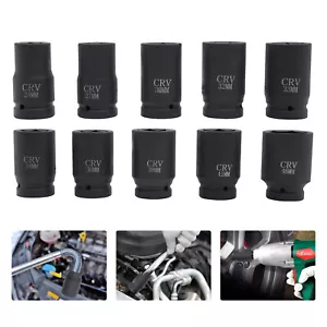 Set dadi avvitatori a percussione 1 pollice 10 pezzi 24 mm - 46 mm set dadi di forza camion 88 mm - Foto 1 di 10