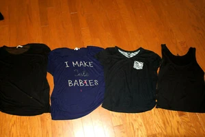 XL 16 Lote 4 Blusa Informal y Elegante CAMISETA SIN MANGAS TOP GRATIS VERANO Algunas Manchas - Imagen 1 de 7