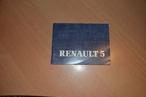 Guide d'utilisation Renault 5 de 1986 - Imagen 1 de 1