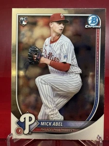 2025 Bowman Chrome Mick Abel #11 RC Philadelphia Phillies - Picture 1 of 2