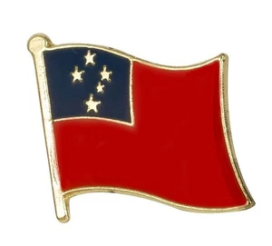 Samoa Flag Enamel Pin Badge Lapel Brooch Jewellery Samoan - Picture 1 of 2