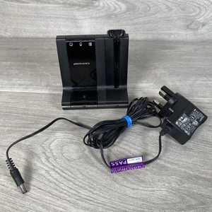 Plantronics Wireless Headset Charging Base  WO2A And Power Cable Plug - Afbeelding 1 van 10