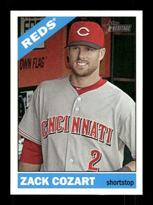 2015 Topps Heritage Reds 370 Zack Cozart BXCP51 - Image 1 of 2