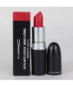 MAC Retro Matte Lipstick ~ 706 Relentlessly Red ~ 0.1 oz / 3g ~ FULL SIZE ~ NIB - Picture 1 of 4