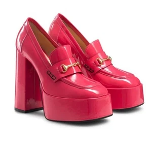 Russell & Bromley Brat Extreme Platform Loafers Size 4/37 - Picture 1 of 11