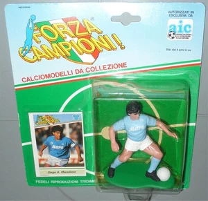 Figura de fútbol DIEGO A MARADONA Kenner Tonka 1989 Forza Campioni AIC Napoli LEER - Imagen 1 de 2