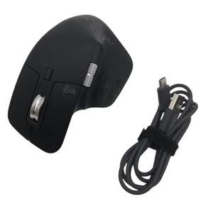 Logitech MX Master 3 Wireless Bluetooth Mouse PC Mac Black No Dongle Tested - Picture 1 of 12