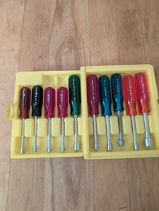 Xcelite Cooper Tools 10-teiliges Hohlwellen-Mutterndreher-Set HS-6-18 USA 🇺🇸 - Bild 1 von 11