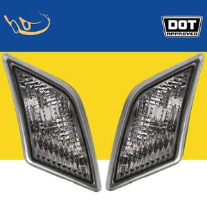 Pair Clear Side Marker Lights For 2008 2009 2010-2011 Mercedes Benz W204 C-Class - Picture 1 of 4