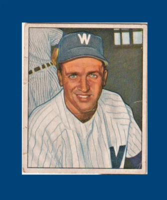 1950 Bowman #160 Mickey Harris (VG) Washington Senators - Image 1 of 2