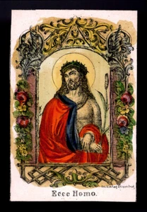 santino incisione 1800 ECCE HOMO koppe PRAGA - Picture 1 of 1