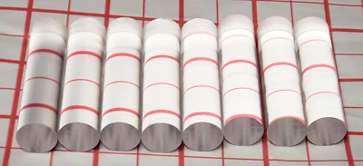 8 Pc 3/4” OD x 4” LONG CLEAR ACRYLIC PLEXIGLASS LUCITE ROD DOWELS .75" INCH DIA - Image 1 of 4