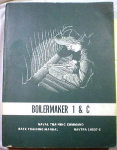 Boiler Construction Boilermaker ASBESTOS Use US NAVY Insulation Refractories '73 - Imagen 1 de 12