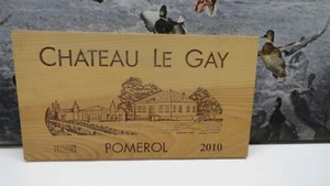 2010 CHATEAU LE GAY POMEROL HOLZ WEINPLATTE ENDE WP-16 - Bild 1 von 2