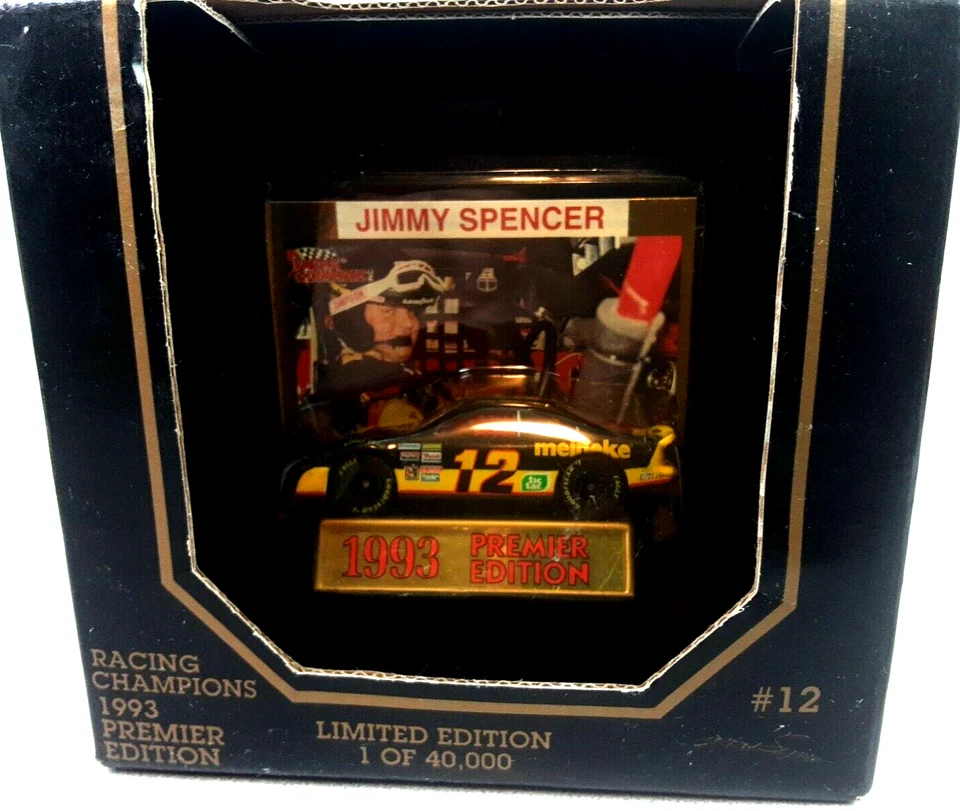Racing Champions Jimmy Spencer #12 NASCAR 1993 Premier Edition 1 64