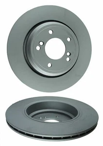 2x ATE COATED REAR Brake Disc Rotor For BMW 2001-2006 M3 E46 / 2000-2003 M5 E39 - Picture 1 of 4