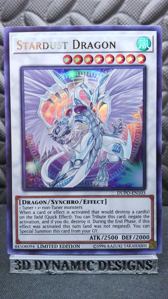 Stardust Dragon Yu-Gi-Oh! TCG Ultra Rare Individual Stardust Dragon Yu-Gi-Oh! TCG Ultra Rare Individual