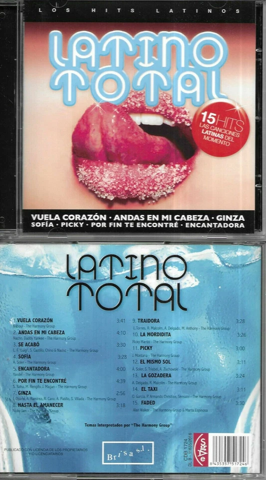 LATINO TOTAL - LOS HITS LATINOS - MUSIQUE LATINE - 15 TITRES EN TOTALE - Photo 1/1