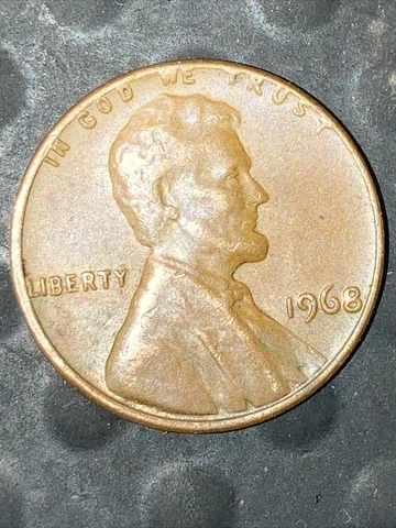 1968 D Lincoln Penny with Error on Top Rim, and "L" in Liberty on Edge, & more Cover