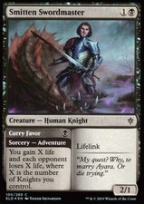 Smitten Swordmaster Foil | NM/M | Throne of eldraine | Magic MTG