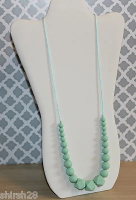 Силиконовое ожерелье для прорезывания зубов подарок маме ювелирные изделия для душа ребенка - Изображение 1 из 2