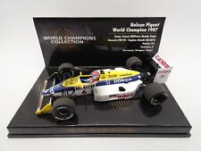 Williams Honda FW11B Nelson Piquet #6 1987 Finish line Dirty Minichamps 1/43 F1