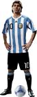 WANDTATTOO FUßBALL Fußballer Lionel MESSI Argentinien Wand Aufkleber 