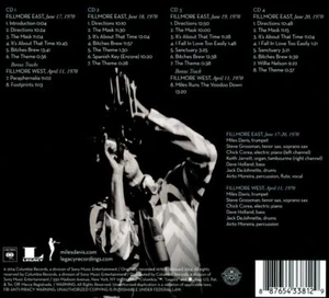 MILES DAVIS - MILES AT THE FILLMORE - MILES DAVIS 1970: THE BOOTLEG SERIES, VOL. - Picture 1 of 1