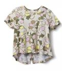 NWT Gymboree Girls Camp Must Haves Flower Open Back Crop Top Shirt Size Xs 4