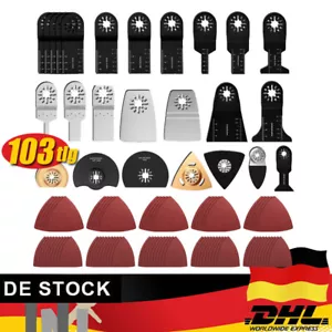 103Tlg Sägeblatt Zubehör Multifunktionswerkzeug Multimaster Multitool DE - Bild 1 von 12