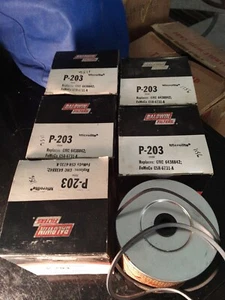 Case lot of 6 Baldwin P-203 Filters w/gaskets new old stock FREE SHIPPING - Picture 1 of 6