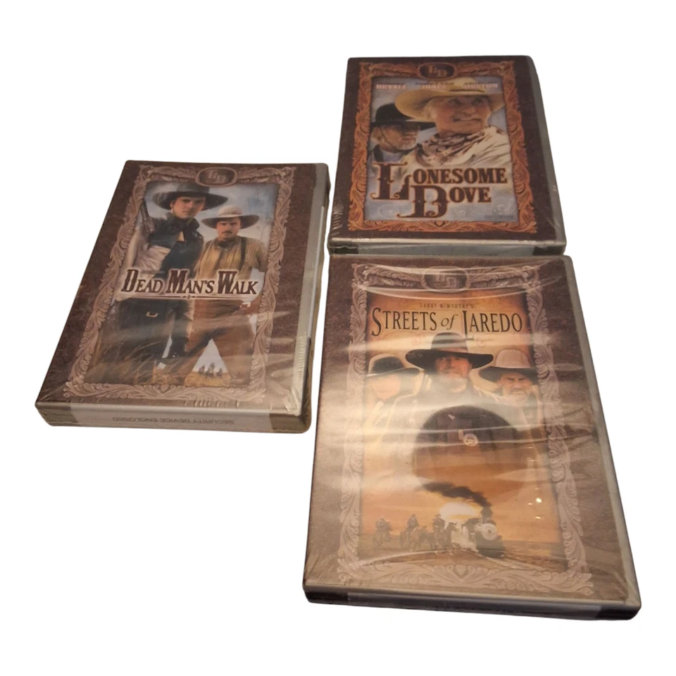 Lonesome Dove dvds Lonesome Dove Streets of Laredo Dead Man's Walk region 1 ntsc - Image 1 of 3