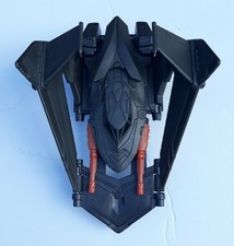 Batman Mattel 2015 DC Comics Stealth Fighter Plane Pull Back Winds Up Guns Move