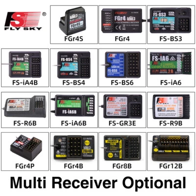 Flysky FGR4S FGR4P FGR4B FS-GR3E FS-R6B FS-iA6 FS-iA6B FS-BS6 FS-R9B RC Receiver - Image 1 of 4