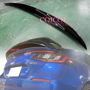 Gloss Black trunk spoiler for HONDA 22~25 CIVIC 11th gen Hatchback 5-Door ◎ - Foto 1 di 5