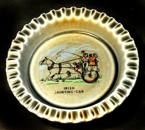 Vintage Wade Porcelain IRISH 6" JAUNTING - CAR Cigarette Ash Tray - Picture 1 of 2