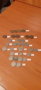 Lot Of 31 Belgium Coins From 1949-1986-InGood State-Please see photo/Description - Picture 1 of 6