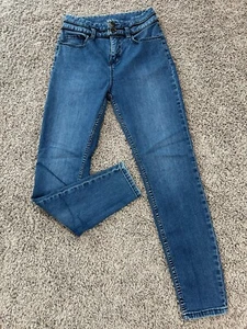BDG Jeans donna taglia 29 blu denim vita super alta ramoscello caviglia skinny elasticizzato - Foto 1 di 11