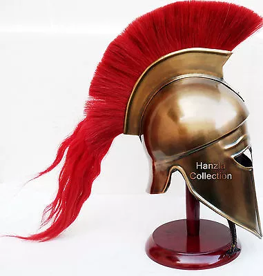 Коринфский шлем деревянная подставка средневековый голливудский костюм доспехи Рождество греческий - Изображение 1 из 4