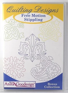 Anita Goodesign STICKEREI Steppen DESIGNS CD Sammlung FREIBEWEGUNG STIPPLING - Bild 1 von 3