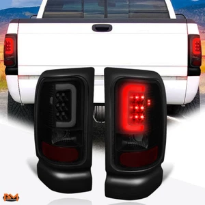 For 94-02 Dodge Ram Pickup 3D LED C-Bar Tail Light Rear Stop/Reverse Lamp Tinted - Picture 1 of 5