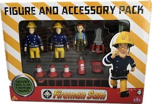 Fireman Sam FIGURE & ACCESSORY PACK - Sam, ELVIS & Norman - 2012 - Picture 1 of 3