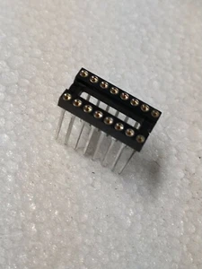 SUPPORT A WRAPPER CIRCUIT INTEGRE DIL 16 Pts TULIPE Lot 4 pcs E4h42 - Bild 1 von 3