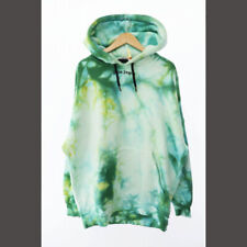 Palm Angels Tie Dye Pattern Pullover Hoodie L Green Brand Vintage Clothes Used