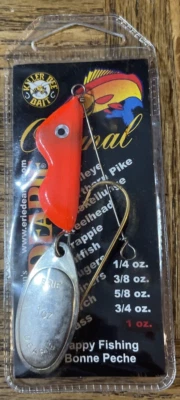 Señuelo Erie Dearie Serie Original 1oz Rojo Flourescente-Nuevo-ENVÍO N 24 HORAS Foto 1 de 2