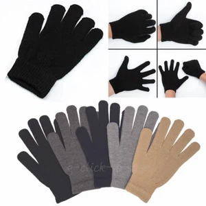 24 pares de guantes mágicos de invierno, interior cepillado cálido a granel, elásticos para hombres mujeres - Imagen 1 de 8