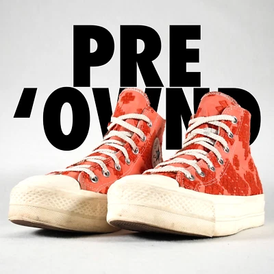 匡威女式 Chuck Taylor All-Star Lift High 'Bright Madder' A02233C 7 码 — 第 1/4 张图片