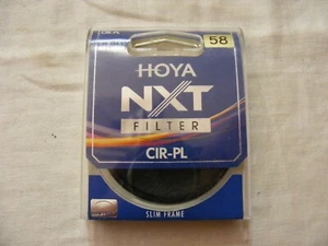 Vintage HOYA NXT Filter CIR-PL 58mm Slim Frame Mint in Package - Picture 1 of 6