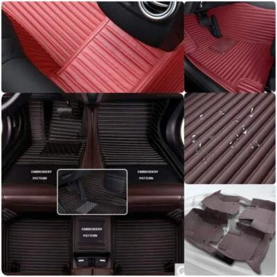 Alfombrillas de coche Fit Fiat 500 500L 500X Bravo forro de carga alfombras automáticas con bolsillo Foto 1 de 4